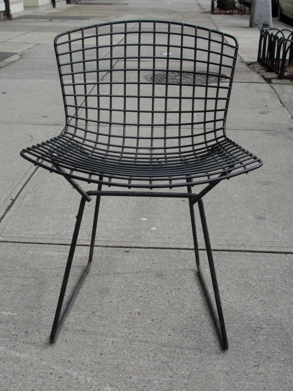 Set of four Harry Bertoia side chairs for Knoll International