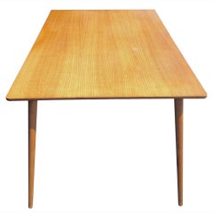 Eames DTW-3 Dining Table in Calico Ash, Herman Miller, 1950