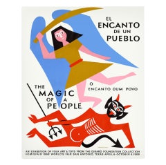 Alexander Girard "The Magic of a People" Poster. 1968