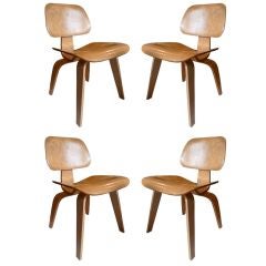4 Super Early Charles Eames DCW for Evans