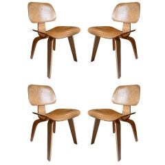 4 Super Early Charles Eames DCW for Evans