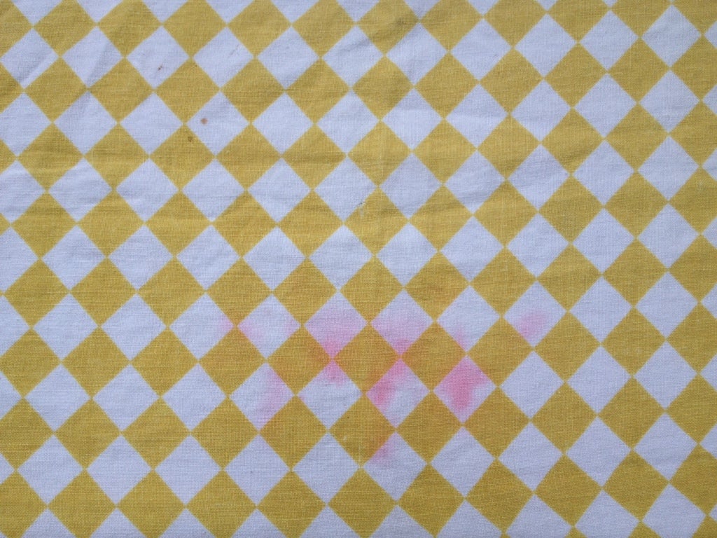 Cotton Alexander Girard Checkers Table Cloth, Herman Miller 1960