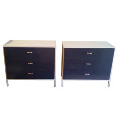 George Nelson Steelframe Dresser Pair Herman Miller