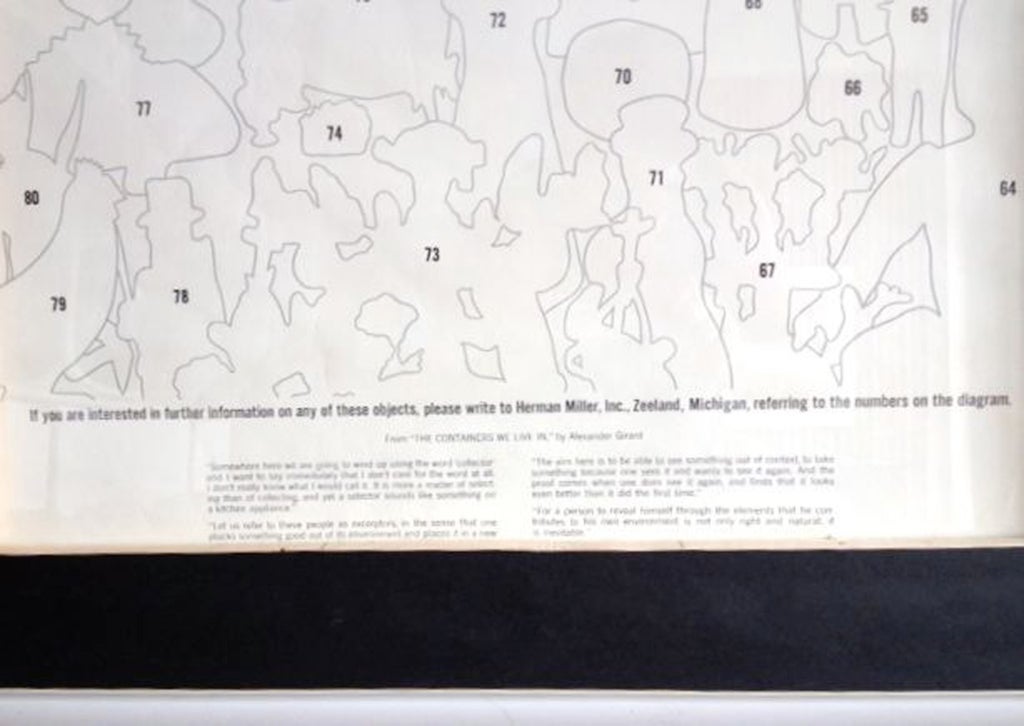Alexander Girard Textiles & Objects Poster 1961 Herman Miller. 3