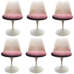 Set of Six Eero Saarinen Tulip Chairs, Knoll International, 1959
