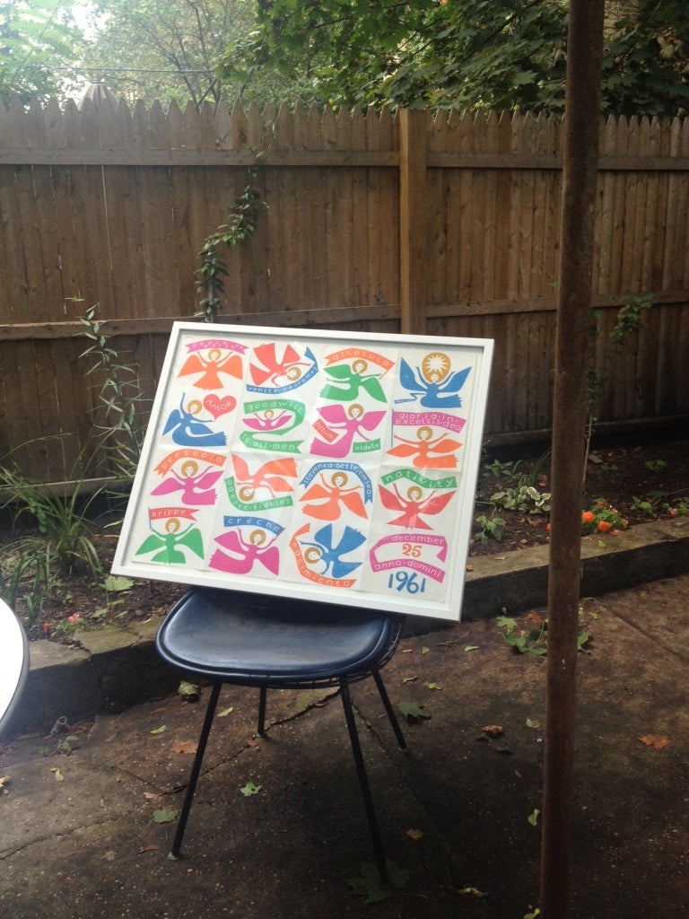 Rare Alexander Girard "Nativity Poster" 1961. at 1stDibs