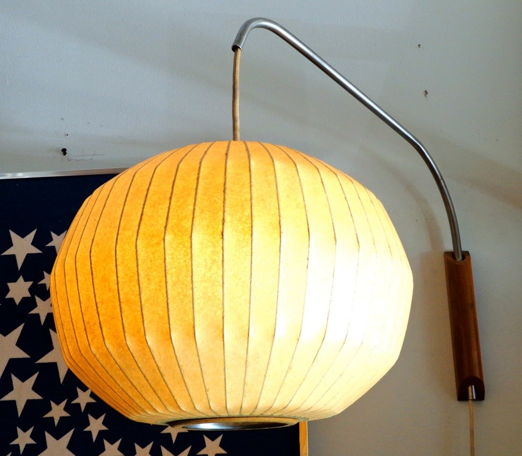 American George Nelson Wall Mounted Bubble Lamps 1950 for Howard Miller