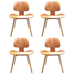 Charles & Ray Eames DCW Set of Four for Herman Miller