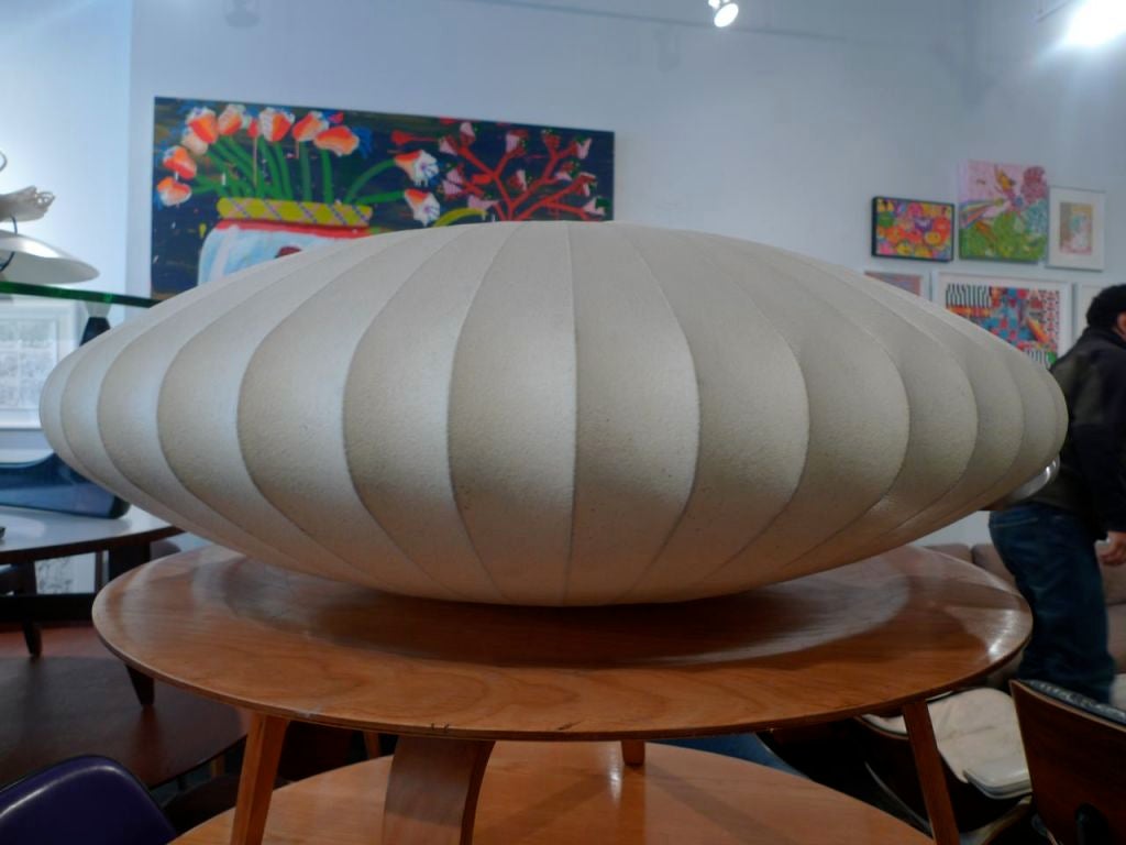 The largest version of a Nelson bubble lamp. 3 feet wide.