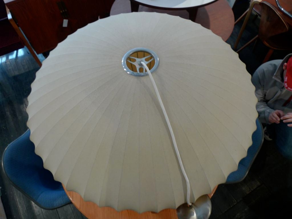Mid-20th Century HUGE George Nelson Bubble Lamp for Howard Miller 1955