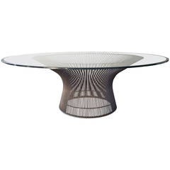 Warren Platner Bronze Coffee Table, Knoll, 1966