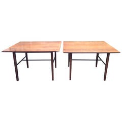 Lewis Butler End Tables, Pair for Knoll