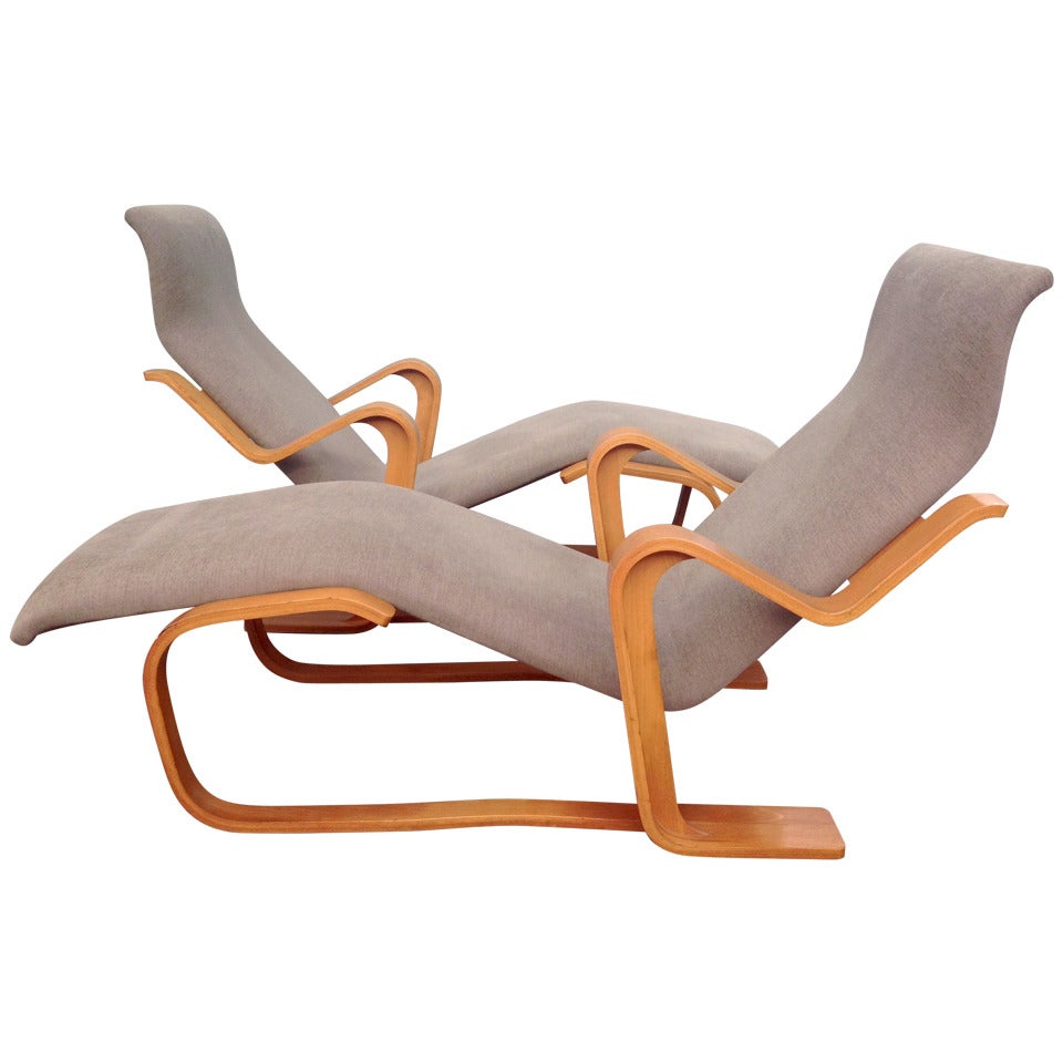Marcel Breuer Reclining Chair(s) for Knoll, 1970
