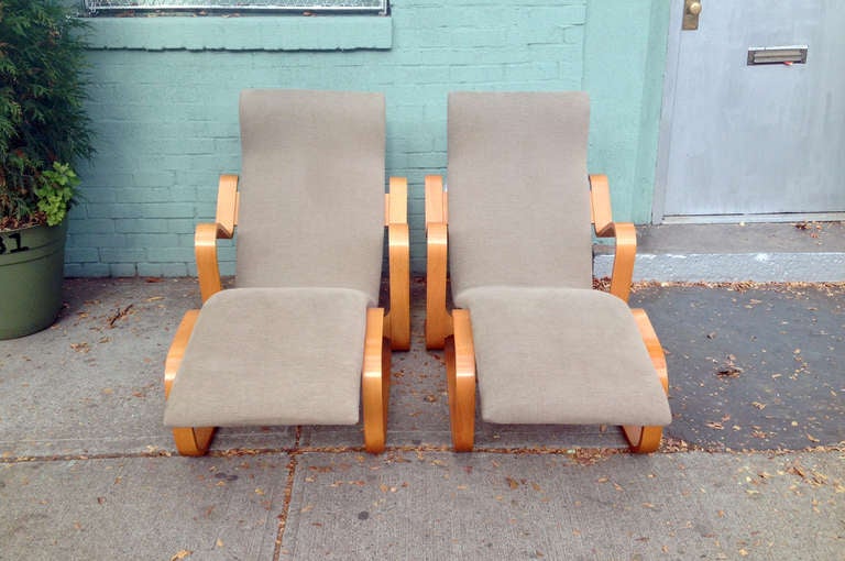 Marcel Breuer Reclining Chair(s) for Knoll, 1970 In Excellent Condition In Brooklyn, NY