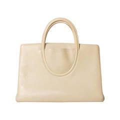 Christian Dior Cream Colored Tote Bag