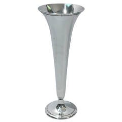 Vase trompette Tiffany en argent sterling C 1913