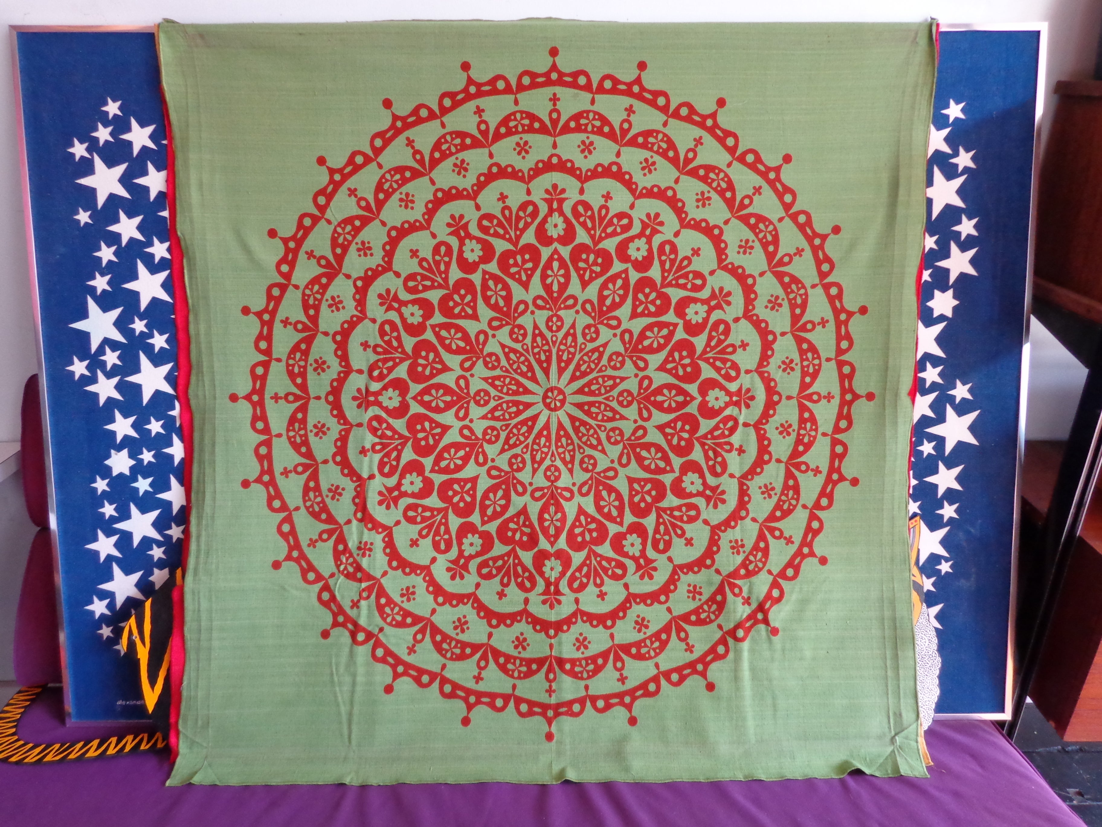 Alexander Girard "Cut Out" Table Cloth Herman Miller 1961