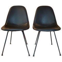 Pair of Eames for Herman Miller DKX-1 chairs