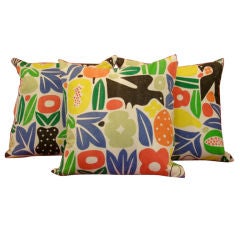Rare Vintage Alexander Girard for Herman Miller "Eden" pillows