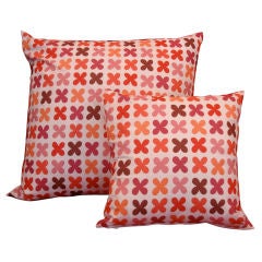 Alexander Girard Quatrefoil Pillows for Herman Miller.