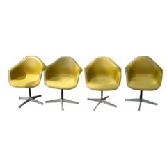 Set of Four Eames for Herman Miller Armchairs