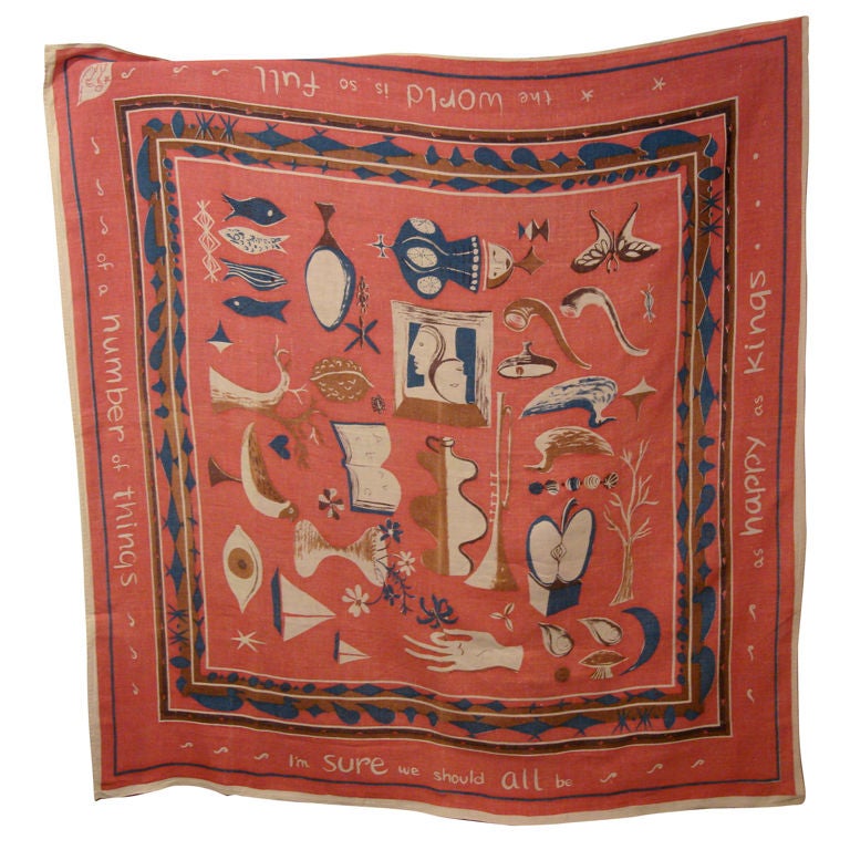 Rare Laverne Originals Textile