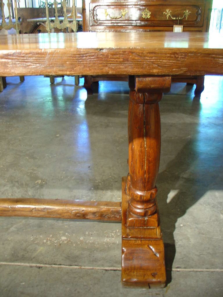 19th Century Antique Dining Table from Northern France circa 1890