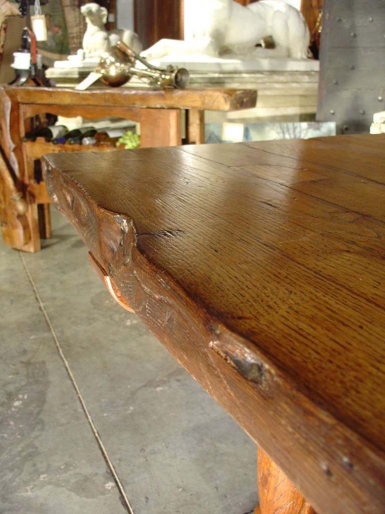 Antique Dining Table from Northern France circa 1890 4
