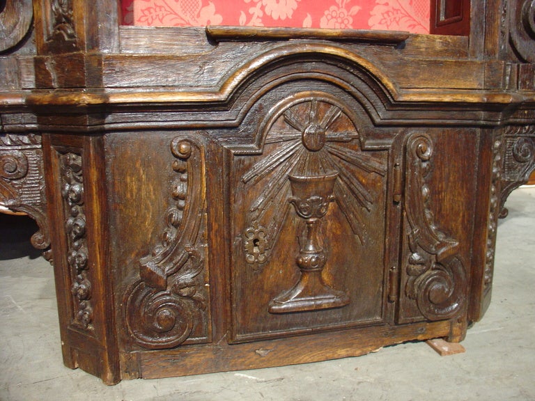 French 18th Century Oak Tabernacle from France