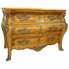 Antique Regence Style Commode Tombeau from France
