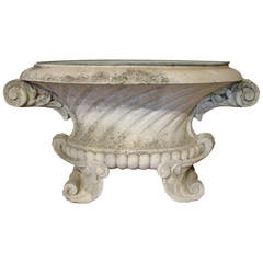 19th Century French Honed Marble Urn