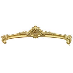 19th Century Giltwood Valance from France
