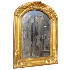 Small 18th Century Giltwood Mirror from France