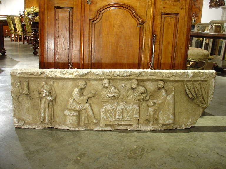 Plaster Bas Relief Architectural from France
