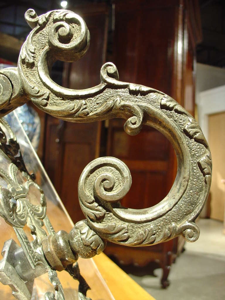 Beautiful Highly Worked Antique Italian Door Knocker In Good Condition In Dallas, TX
