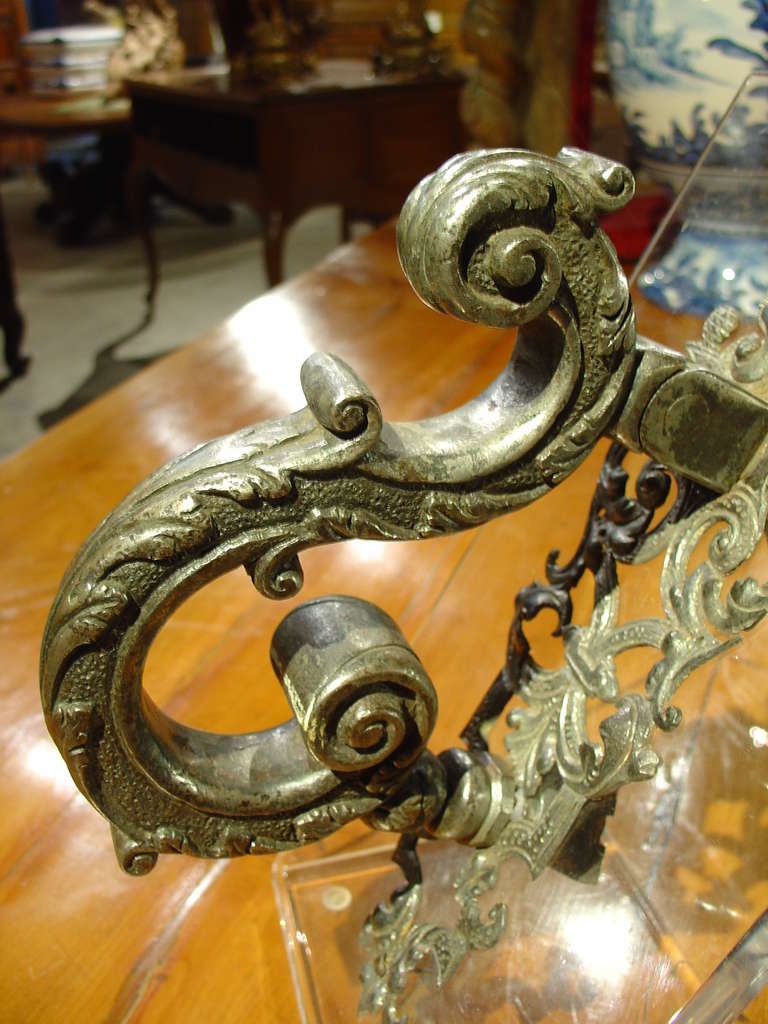 Beautiful Highly Worked Antique Italian Door Knocker 1