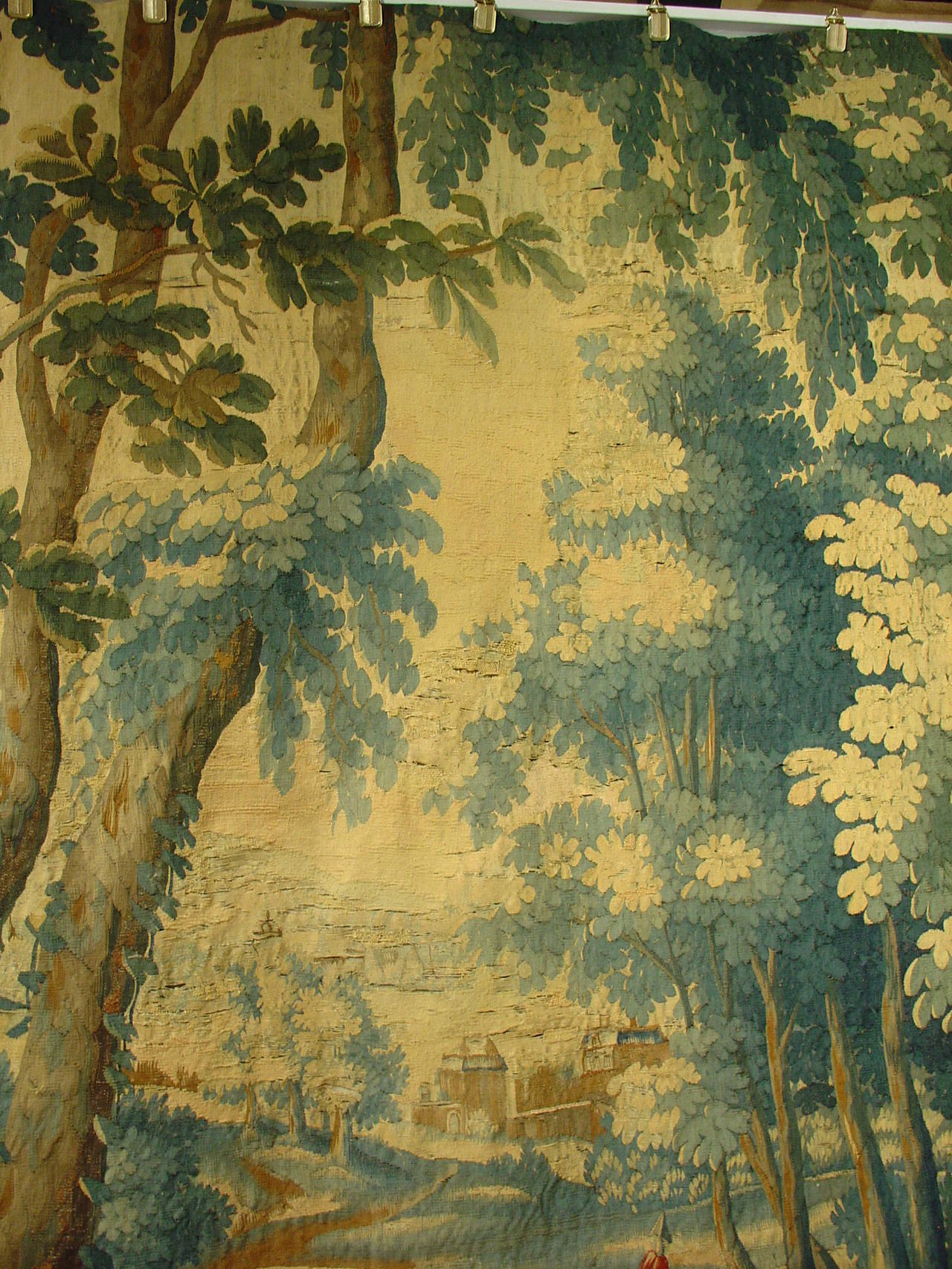 18th Century and Earlier Rare 17th Century Mythological Tapestry Depicting Diana the Huntress and Actaeon