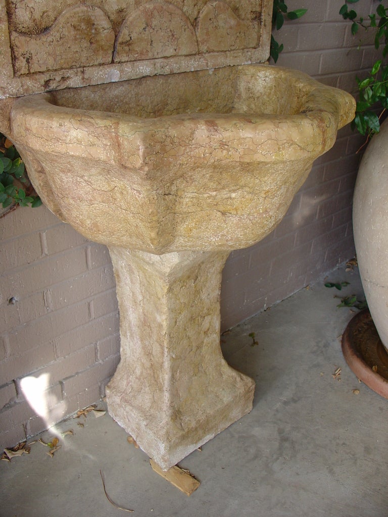 Antique Italian Marble Fountain 2
