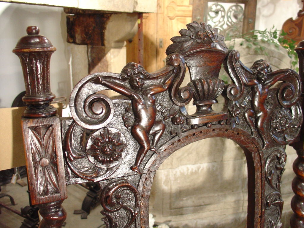 Antique Louis XIII Style Settee Frame