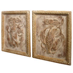 Pair of French Hunt Plaques-19th Century Elements