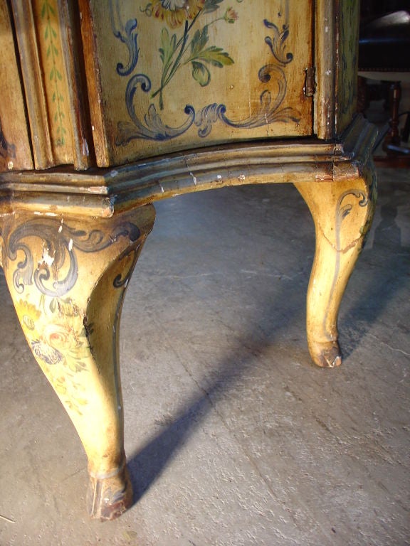 Continental Venetian Painted Commode 19th Century 2