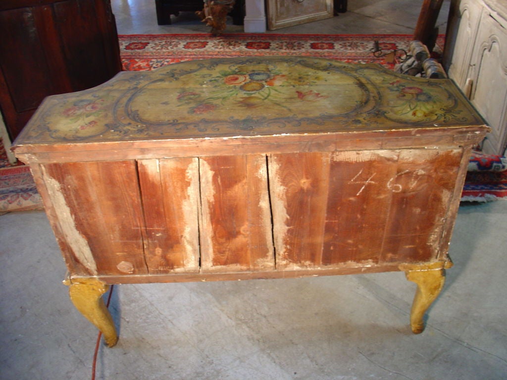 Continental Venetian Painted Commode 19th Century 5