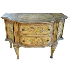 Continental Venetian Painted Commode 19th Century
