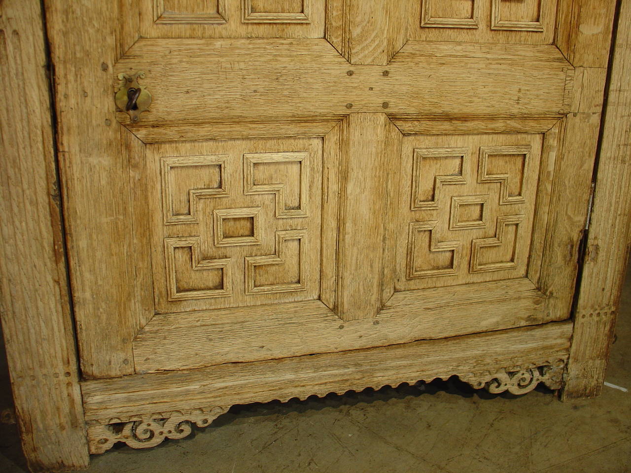 Large 19th Century Stripped Oak Confiturier from France 2