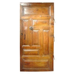 Antique 18th C. Exterior Single Door from Greece