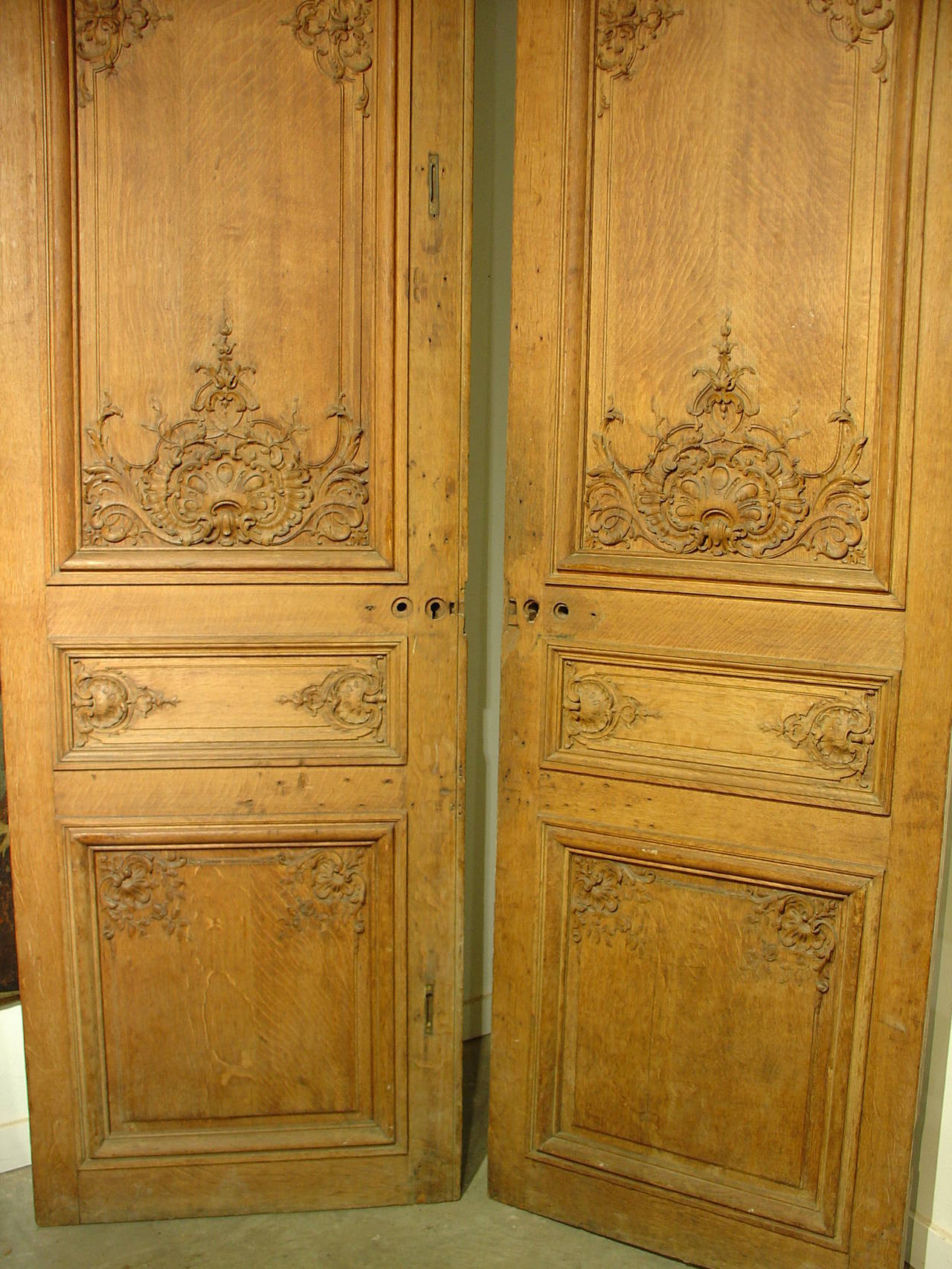 Pair of Tall Regence Style French Doors from the Early 1800s In Good Condition In Dallas, TX
