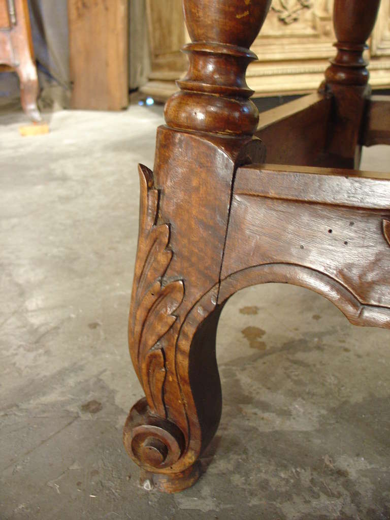 Walnut Wood Petrin/Maie from France with Musical Motifs In Good Condition In Dallas, TX