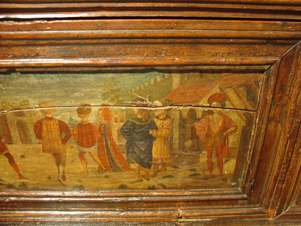 Oak 18th Century Italian Walnut Wood Cabinet