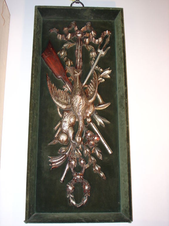 Antique Louis XVI Hunting Plaque
