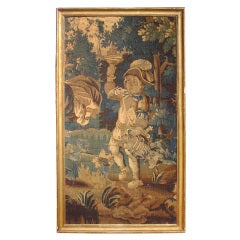 Framed 18th Century Aubusson Tapestry of Bacchus